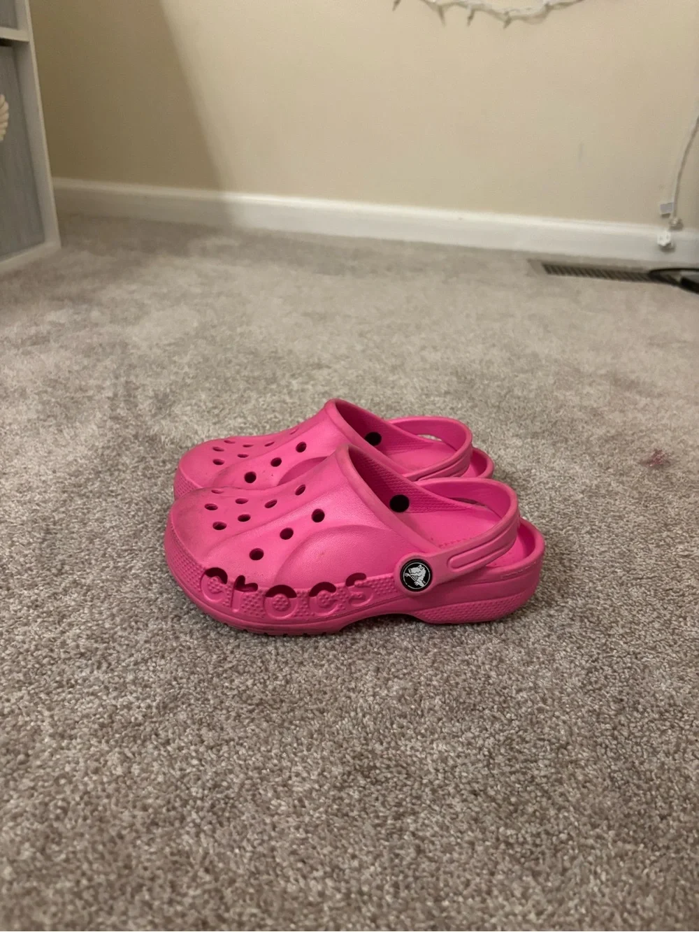 CROCS Kids Hot Pink Classic Clog